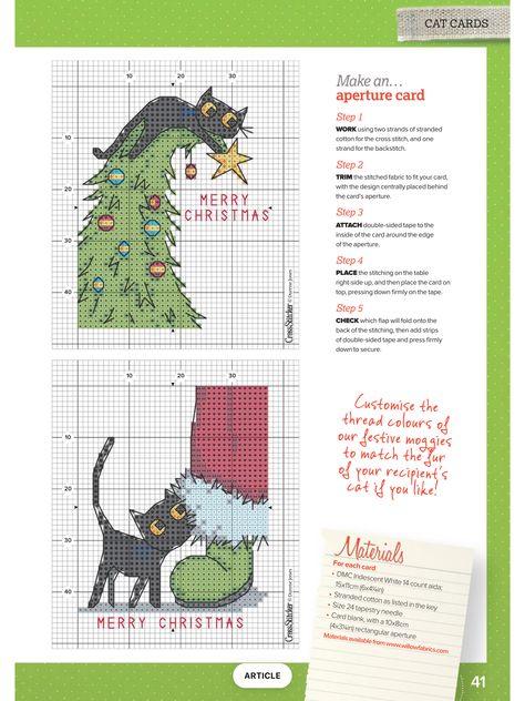 Cross Stitch Christmas Cards, Red Cross Stitch, Holiday Cross Stitch Patterns, Cross Christmas Tree, Cat Cross Stitches, Cross Stitch Quotes, Cross Stitch Christmas, Cross Stitch Christmas Ornaments, Cat Cross Stitch Pattern