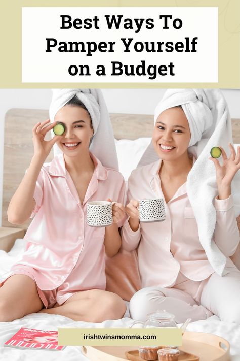 Discover the best ways to pamper yourself on budget. Enjoy a spa day at home, create me time for yourself and take time for self-care in your busy day. Visit irishtwinsmomma.com for ideas and pamper routines to bring sanity back into your busy week. #selfcare #pamper #spaday #metime #irishtwinsmomma Irish Twins, Pampering Routine, Home Spa Treatments, Mom Guilt, Spa Day At Home, Time For Yourself, Pamper Yourself, Mom Hacks, Parenting Blog