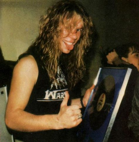 James Hetfield young James Hetfield, A Man, Metallica, Long Hair, Hair