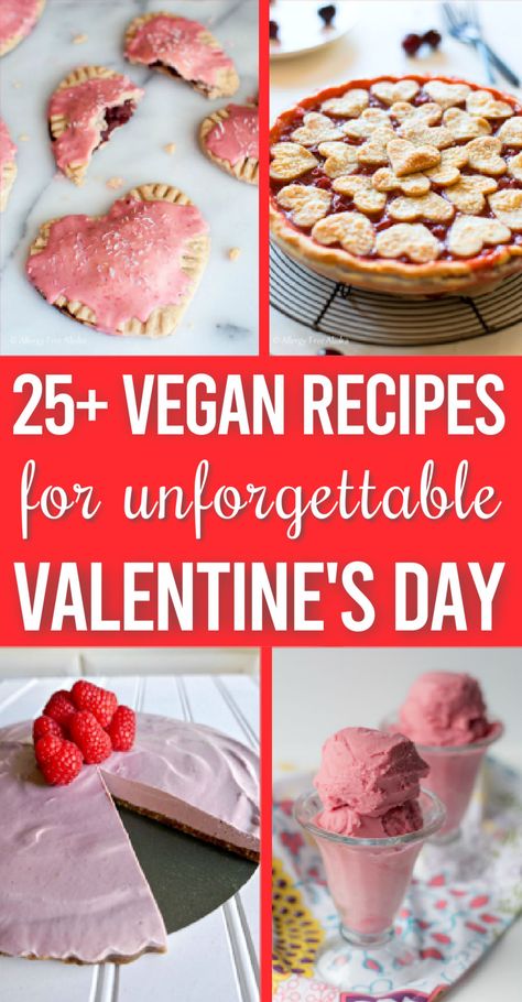 Over 25 best vegan recipes for an unforgettable Valentine's Day: romantic-themed appetizers, main course, and desserts. Treat that special someone to an amazing vegan Valentine's dinner with these delicious recipes! #veganvalentinesday #valentinesday #valentinesdayrecipes #valentinesdayvegan #veganholidays #veganappetizers #veganmaincourse #vegandessert #veganrecipes #meatlessrecipes #vegan #vegetarian Appetizers Vegan, Vegan Valentines, Valentines Brunch, Vegan Runner, Valentines Baking, Valentine Recipes, Vegan Holiday Recipes, Desserts Keto, Vegan Holiday