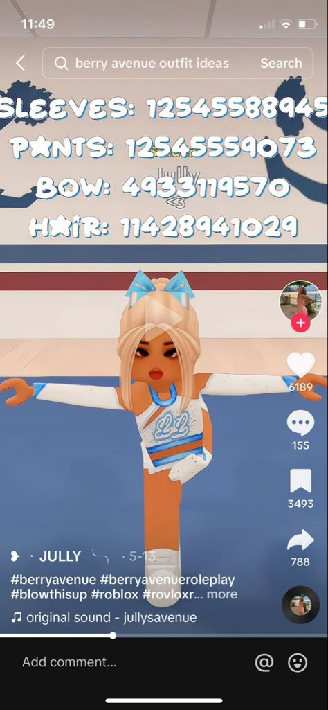 Barry Avenue Cheerleader Codes, Berry Avenu Cheer Codes, Sport Berry Avenue Codes, Gymnastics Outfit Codes Berry Ave, Codes For Berry Ave Clothes Cheer, Berry Avanue Codes Outfit Cheer, Swim Bloxburg Codes, Cheerleading Outfit Codes For Berry Ave, Berry Avenue Codes Outfits Cheer