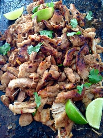 Chicken carnitas recipe Caramelized Chicken, Chicken Carnitas, Carnitas Recipe, Recipe Healthy, Chicken Dishes, Stir Fry, Mexican Food Recipes, Main Dishes, Diner