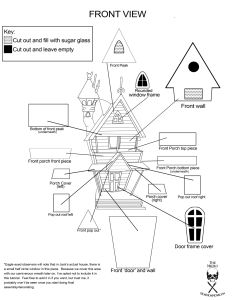 Nightmare Before Christmas Gingerbread House Jack Skellington blueprints Nightmare Before Christmas Gingerbread House, Nightmare Before Christmas Gingerbread, Diy Halloween Village, Nightmare Before Christmas Village, Gingerbread House Template, Haunted House Diy, House Outside, Nightmare Before Christmas Decorations, Happy Halloween Witches