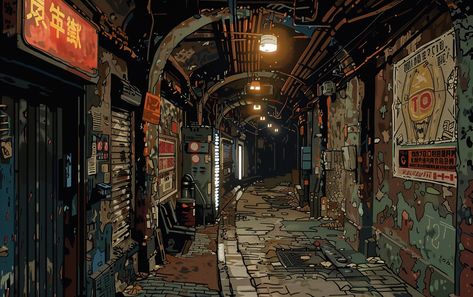 Underground City, City Layout, Underground Cities, Cyberpunk City, Dark City, Building Art, Futuristic Art, Art Station, Event Inspiration