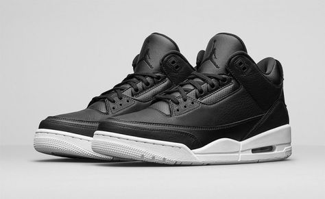 Jordan 3 Black, Jordan Retro 3, Retro 3, Sneaker Magazine, Shoes Sneakers Jordans, Jordan 3 Retro, Air Jordan 3 Retro, Air Jordan 3, Air Jordans Retro