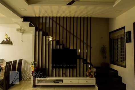 Design Under Stairs, Interior Design Under Stairs, Staircase In Living Room, Under Stairs Nook, Stair Nook, تحت الدرج, Stairs In Living Room, Tv Unit Interior Design, Living Room Tv Unit