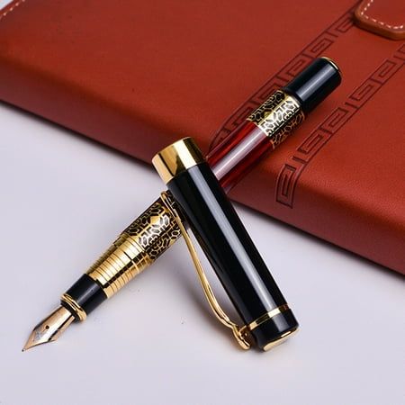 1 Color: Gold. Writing Habits, Calligraphy Business, Writing Calligraphy, Writing Materials, Roller Pen, How To Write Calligraphy, Metal Pen, Logo Gifts, Business Gift