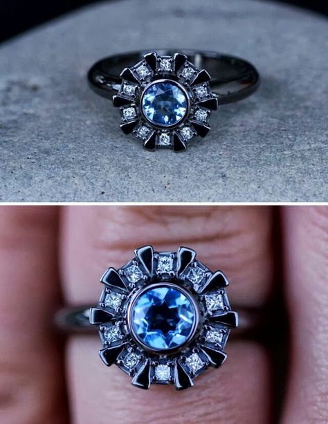 OMMMMGGGGGGG!!!!!!!!!!!!!!!!!!!  IRON MAN ARC REACTOR RING!!!! I NEED THIS SOOOOOO BADDDD Iron Man Arc Reactor, Marvel Jewelry, Arc Reactor, Geek Out, Stargate, Tony Stark, Guardians Of The Galaxy, الرسومات اللطيفة, Men's Accessories