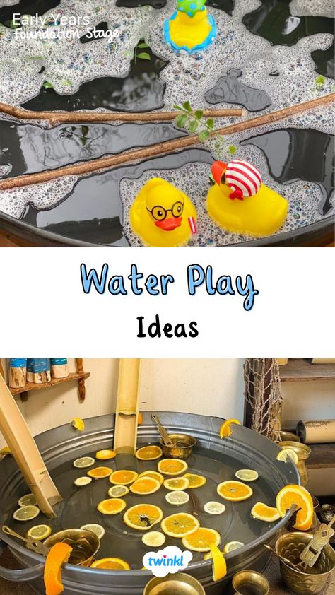 Simple additions to your water tray to make them fun and engaging. Thanks to Lottie Makes and Learning Play and Wonder Early Years Water Tray Ideas, Water Tray Ideas, Water Tray Ideas Eyfs, Water Table Ideas, Nursery 2024, Water Play Ideas, Water Play Activities, Early Years Foundation Stage, Eyfs Activities