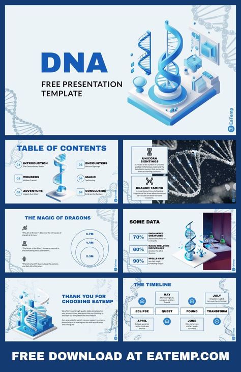 DNA 13 Dna Powerpoint Template, Science Powerpoint Templates, Science Presentation, Science Powerpoint, Science Fair Project, Presentation Slides Design, Powerpoint Tutorial, Powerpoint Charts, Powerpoint Slide Designs