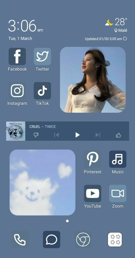 Twice Homescreen Layout, Twice Homescreen, Homescreen Layout Android, Samsung Homescreen Layout Ideas, Android Organization, Android Widgets, Samsung Wallpaper Android, Android Homescreen, Samsung Home