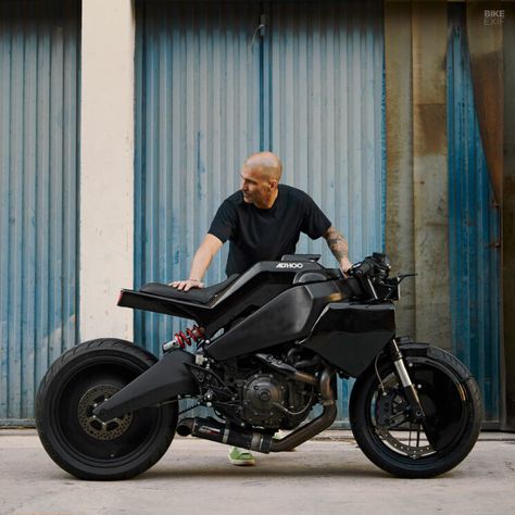 Don't call it a comeback: A custom Buell 1125CR by Ad Hoc | Bike EXIF Buell Cafe Racer, Custom Bikes Cafe Racers, Cafe Racer Design, Futuristic Motorcycle, Bike Exif, Motorcycle Aesthetic, Bike Photoshoot, Concept Motorcycles, Bobber Motorcycle