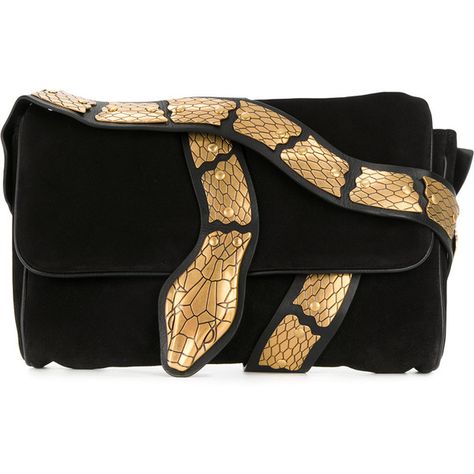 Red Valentino snake shoulder bag ($1,380) ❤ liked on Polyvore featuring bags, handbags, shoulder bags, black, shoulder bag handbag, genuine leather handbags, leather handbags, genuine leather purse and real leather purses Snake Purse, Snake Bag, Purse Outfit, Valentino Handbags, Real Leather Handbags, Snake Leather, Valentino Black, Handbags Leather, Genuine Leather Purse