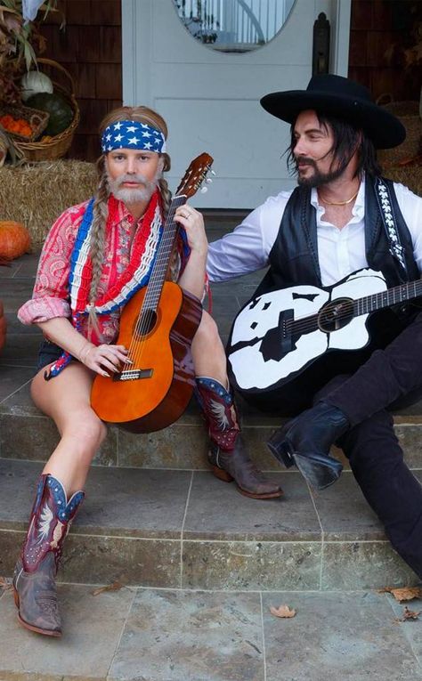 Johnny And June Halloween Costume, Country Music Costume Ideas, Willie Nelson Halloween Costume, Musical Couple Costumes, Singer Halloween Costumes Famous, Happy Gilmore Costume Couple, Zoolander Couples Costume, Music Couples Costumes, Country Couples Halloween Costumes