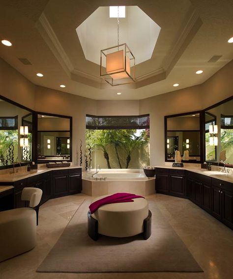 Spacious Bathroom Retreat-09-1 Kindesign Spa Like Bathrooms, Luxury Bathroom Master Baths, Bg Design, Bad Inspiration, 아파트 인테리어, Decor Baie, Dream Bathrooms, Contemporary Bathrooms, Dream Bathroom