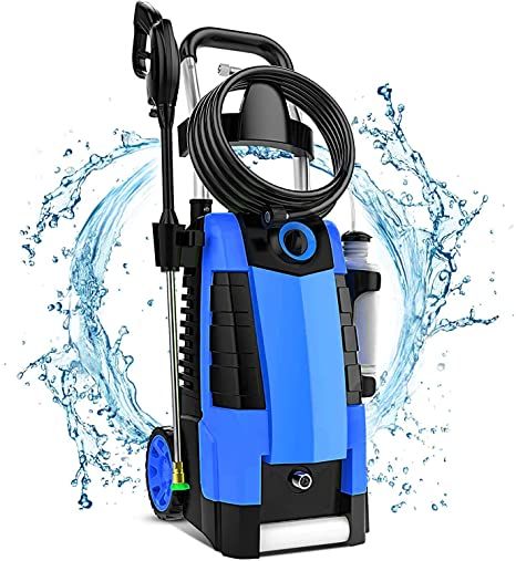 TEANDE 3800PSI Electric Pressure Washer, 3800PSI High Pressure Washer for Cars Fences Patios Garden Cleaning, 2.8GPM 1800W Power Washer Car Wash Machine, Garden Cleaning, Power Wash, Washer Cleaner, Power Washer, Portable Washer, Hose Reel, House Siding, Delta Faucets