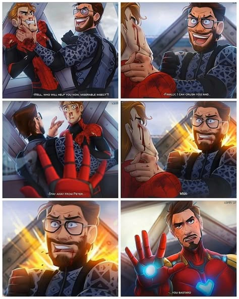 No Daughter Peter B Parker, Irondad Spiderson, Superfamily Avengers, Marvel Drawings, Funny Marvel Memes, Marvel Artwork, Marvel Images, Avengers Comics, Mcu Marvel