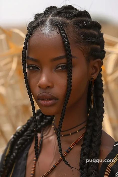 East African Hair, Woman With Braids, Cornrow Ideas, Afro Bohemian, Braiding Ideas, Κούρεμα Bob, Braids Styles, Braided Bun Hairstyles, Pelo Afro