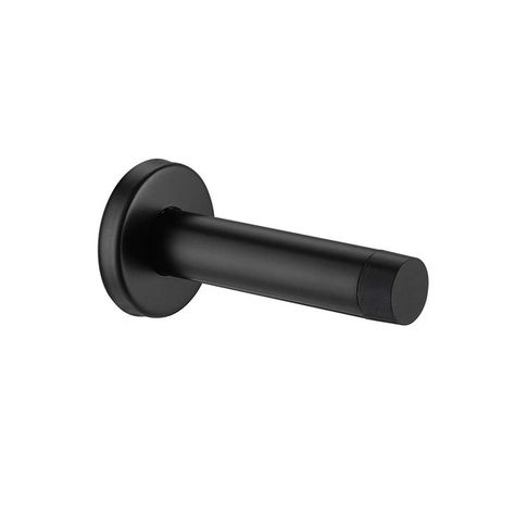 JQK Door Stopper Black, 304 Stainless Steel Sound Dampening Door Stop Bumper Wall Protetor, Matte Black, DSB5-PB Modern Door Stopper, Soft Door Stopper, Magnetic Door Stopper, Door Stopper Alarm, Cast Iron Doorstop, Sound Dampening, Door Stops, Door Stopper, Black Doors