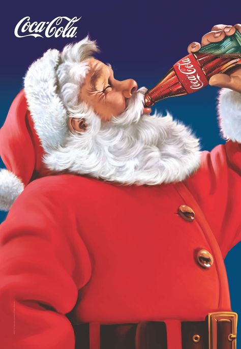 Coke Santa, Coca Cola Santa Claus, Coca Cola Poster, Santa Claus Pictures, Santa Klaus, Coca Cola Santa, Christmas Advertising, Coca Cola Christmas, Coca Cola Ad