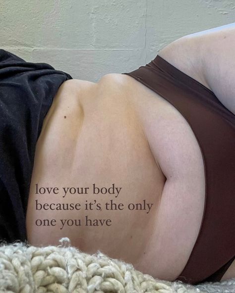 a gentle reminder that your body is your home.. treat it as such 🫶🏻⁣ ⁣ •••⁣ #bodypositivity #bodyacceptance #selflove #selfacceptance #bodyconfidence #embraceyourself #loveyourself #allbodiesarebeautiful #positiveselfimage #selfcare #bodyneutrality #effyourbeautystandards #celebratemysize #honormycurves #bodypositivemovement #curvyandconfident #bodyimage #beyourself #confidenceiskey #loveyourbody #bodylove #selfworth #healthateverysize #bodypositive #bodypositivitymovement #embraceyourcurves Real Bodies Shapes, Leg Insecurities, Healthy Body Image For Women, Body Positive Wallpaper Aesthetic, Body Positivity Affirmation Cards, Pot Belly Women, Healing Body Image, Back Rolls Body Positivity, Tummy Pudge