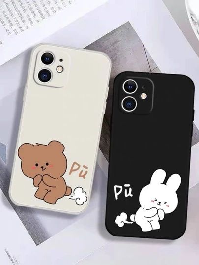 Matching Cases Best Friends, Matching Phone Cases Bff, Couple Phone Cases, Bff Iphone Cases, Best Friend Cases, Aesthetic Besties, Case Iphone Couple, Cartoon Phone Cases, Casetify Iphone Case