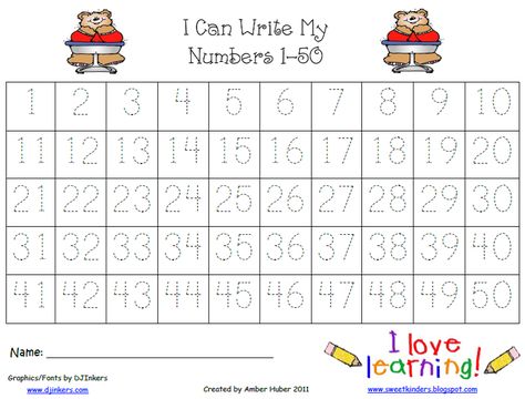 Tracing+Numbers+1+50 Free Printable Handwriting Worksheets, Number Tracing Worksheets, Printable Handwriting Worksheets, Number Worksheets Kindergarten, Tracing Numbers, Free Printable Numbers, Number Tracing, Preschool Writing, Handwriting Worksheets