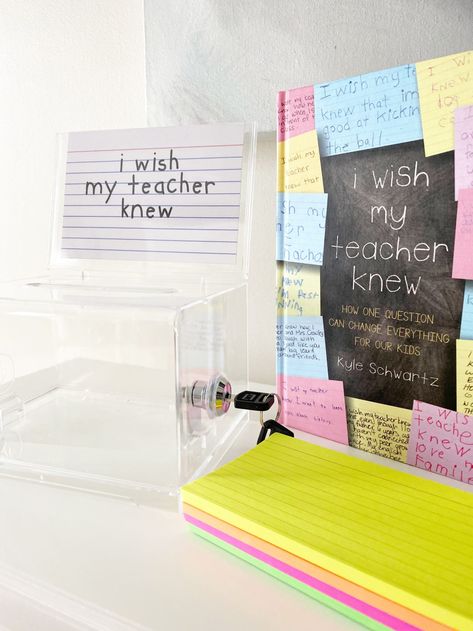 Things I Wish My Teacher Knew, I Wish My Teacher Knew Jar, What I Wish My Teacher Knew, Classroom Inspiration Elementary, I Wish My Teacher Knew, Middle School Teacher Gifts, Teacher Core, School Tricks, Future Educator