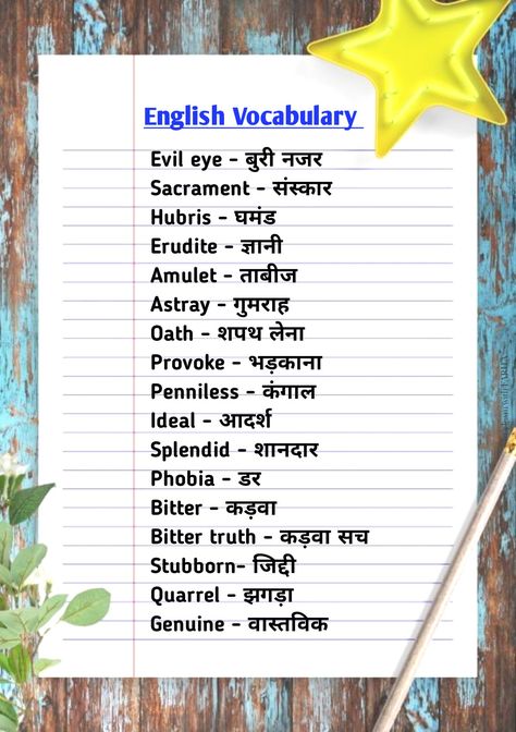 English Speaking Book, Simple English Sentences, Basic English Grammar Book, English Phrases Sentences, English Word Book, Hindi Language Learning, English Learning Books, English Transition Words, New Vocabulary Words