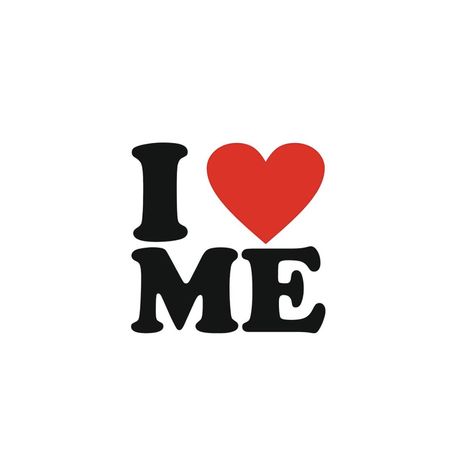 Love yourself just the way u are. I Love Me Sticker, Black N White Stickers, I Love Me Icon, I Love Icon, I Heart, I Heart Me, Minimalist Icons, Digital Museum, Iphone Wallpaper Photos