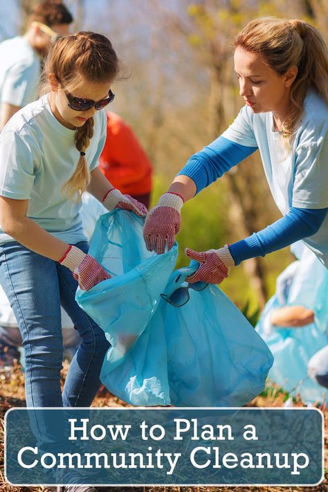 Looking for a way to give back to your community? Organizing a neighborhood cleanup is a great to do just that while also making your neighborhood a better place to live. Community Service Ideas, Clean Up Day, Neighborhood Association, Environmentally Friendly Living, Community Service Projects, Service Ideas, Values Education, American Lifestyle, Community Outreach