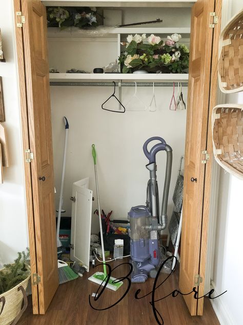 Hall closet makeover