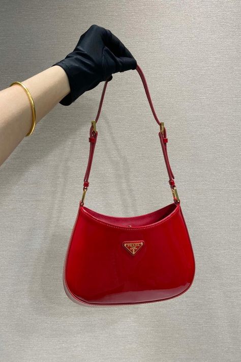 Make a bold statement with Prada red bag. Adorned with the iconic logo, this red bag exudes confidence and sophistication. Perfect for adding a pop of color to any outfit, Prada Red Bag is the ultimate accessory for the fashion-forward individual. Prada Red, Red Bag, Iconic Logo, Pop Of Color, Red Aesthetic, Prada Bag, Fashion Forward, Prada, Color Pop