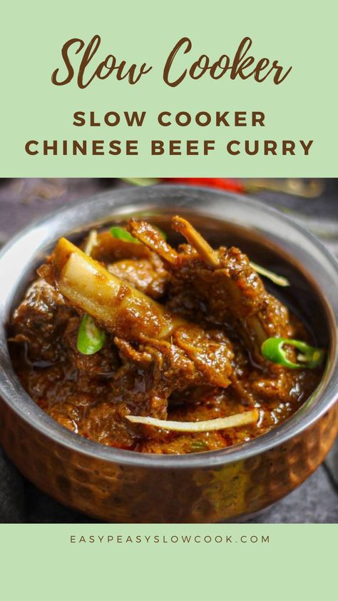 Slow Cooker Chinese Beef Curry Chinese Beef Curry, Slow Cooker Chinese, Slow Cooker Curry Recipes, Slow Cooker Asian, Slow Cooker Curry, Chinese Beef, Beef Potatoes, Slow Cooker Recipes Beef, Beef Curry