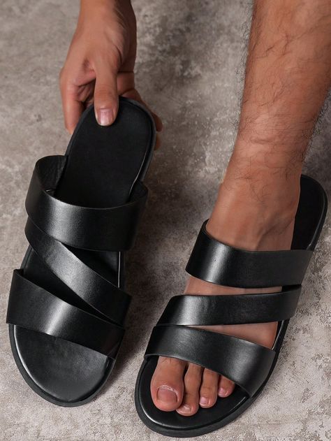 Male Leather Sandals, Male Slippers Leather Sandals, Men’s Sandals 2024, Men’s Leather Sandals, Mens Thong Sandals, Mens Black Leather, Leather Slides, New Man, Mens Sandals