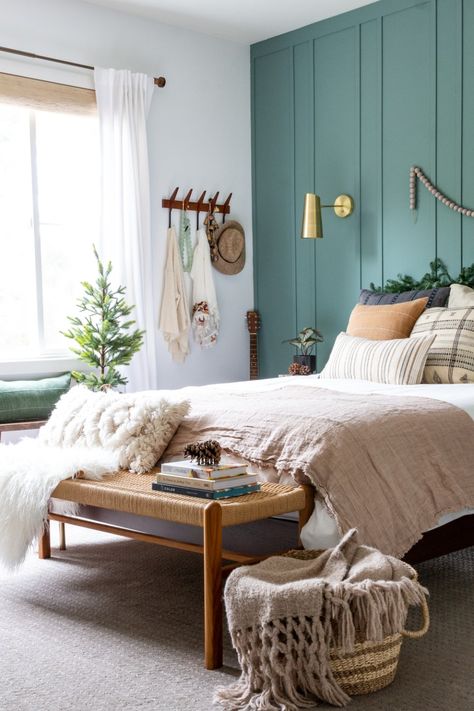 Pretty Sick, Blue Green Paints, Murphy Bed Diy, Popular Paint Colors, Paint Color Inspiration, Sherwin Williams Colors, Scandinavian Interiors, Green Paint Colors, Green Bedroom