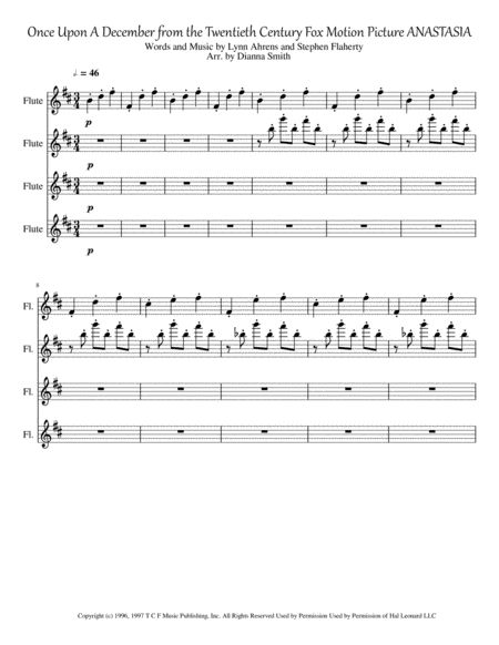 Once Upon A December Flute Sheet Music, Once Upon A December, Independent Musician, Flute Sheet Music, Flute Music, Alto Sax, Tenor Sax, Music Composition, Bassoon