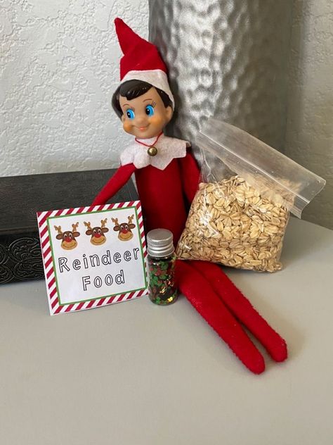 Elf On The Shelf Day Before Christmas Eve, Elf Pajama Ideas, Elf On The Self First Arrival, Elf On The Shelf Brings Gifts, Elf Kits To Sell, Elf Brings Pajamas, Elf On The Shelf Pajamas Gift, Elf Kit Ideas, Elf On The Shelf Kits To Sell