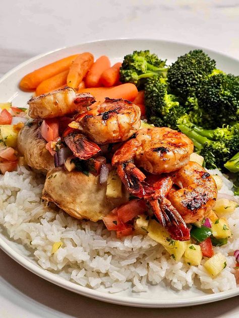 Key West Shrimp, Key West Shrimp Recipes, Cheddars Key West Chicken And Shrimp, Chicken And Shrimp Dinner Ideas, Key West Chicken And Shrimp, Key West Chicken, Key West Food, Chicken Shrimp, Cuban Food