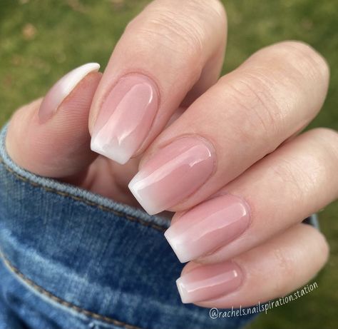 Pink Powder Nails, Unghie Sfumate, Work Nails, Cute Gel Nails, Bride Nails, Short Acrylic Nails Designs, Pink Nail, Dip Powder Nails, Neutral Nails