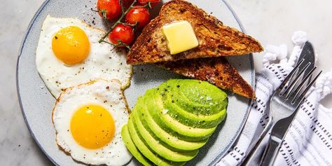 Sunny Side Up Eggs - Delish.com Sunny Side Up Eggs Recipe, Sunny Side Up Eggs, Sunnyside Up Eggs, Breakfast Sides, Huevos Fritos, Recetas Keto, Best Breakfast Recipes, Boiled Egg, Reduce Food Waste