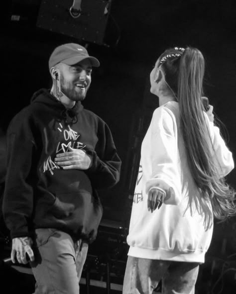 Ariana Manchester, Mac Miller Ariana, Mac Miller And Ariana Grande, My Everything Ariana Grande, Ariana Grande Mac, Ariana Grande Cute, Mac Miller, Black N White, Big Love