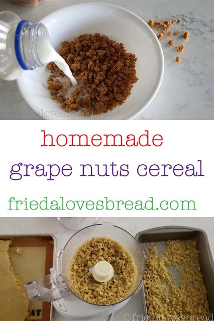 Homemade Breakfast Cereal, Diy Cereal Recipe, Home Made Cereal Recipes, Homemade Cornflakes, Cereal Recipes Homemade, Grape Nuts Cereal, Snacks Homemade, Wheat Berry, Homemade Cereal