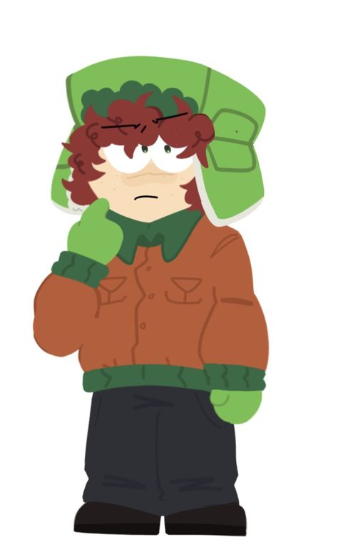 also mine (i know the feet look really wonky) #kylebrovoski #kylesouthpark #southparkkyle #southpark #southparkfanart #fanart #art Kyle Broflovski Profile Picture, Kyle Broflovski Gacha Club, Southpark Fanart Kyle, Pc Kyle Broflovski, South Park Kyle Hair, Kyle Broflovski Fanart Cute, Kyle Broflovski Without Hat, South Park Fanart Kyle, Kyle Fanart South Park