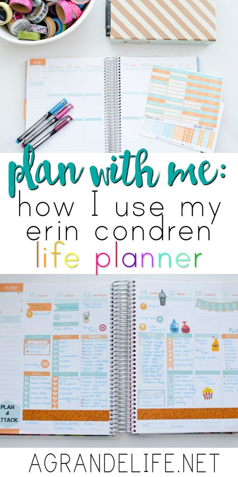 Planer Organisation, Digital Bullet Journal, To Do Planner, Plan With Me, Planner Tips, Planner Obsessed, Planner Inspiration, Planner Layout, Planner Erin Condren