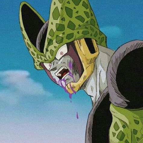 Cell Art Dbz, Perfect Cell Icon, Cell Dragon Ball Z, Dbz Cell, Cell Dbz, Perfect Cell, Best Anime Drawings, Dragon Ball Super Art, Dragon Ball Super Goku