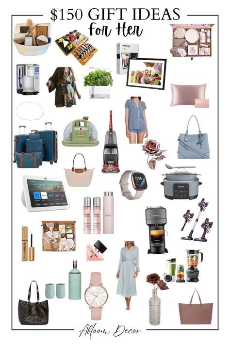 150 Dollar Gift Ideas for Her Gifts For Her Under $100, Awesome Gifts For Women, $100 Gifts, Gift Guide For Women In Their 20s, Gifts For 22 Year Old Woman, Gifts Under 50 For Her, Women’s Gifts, Dollar Gift Ideas, Gifts For Women In 30s