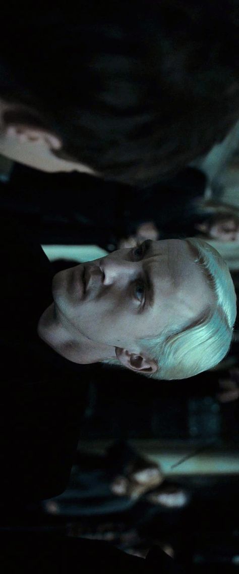 Harry Potter And The Deathly Hallows, Part 1 #dracomalfoy #harrypotter #slytherin Draco Malfoy Screencaps, Draco Malfoy Deathly Hallows, Harry Potter Part 1, Deathly Hallows Part 1, The Deathly Hallows, Wizard School, School Aesthetic, Ron Weasley, Harry Potter Characters