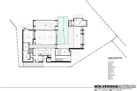 Gallery of The Clubhouse / Wolveridge Architects - 36 Clubhouse Floor Plan Design, Clubhouse Floor Plan, Tiny House Ideas Cottages, Beautiful House With Garden, Wolveridge Architects, Glass Green House, Living Overseas, Sorrento Beach, Clubhouse Design