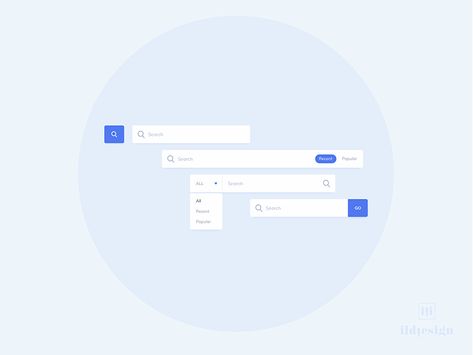 Search Bars UI Design Website Search Design, Search Ux Design, Search Web Design, Search Bar Ui, Search Ui Design, Search Bar Design, Select Ui, Search Ui, Ui Design Mobile